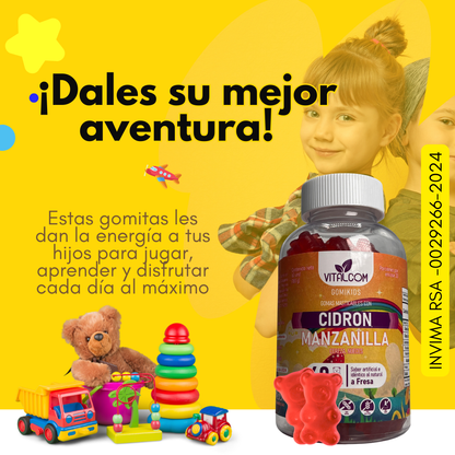 GOMI KIDS GOMAS CIDRON MANZANILLA